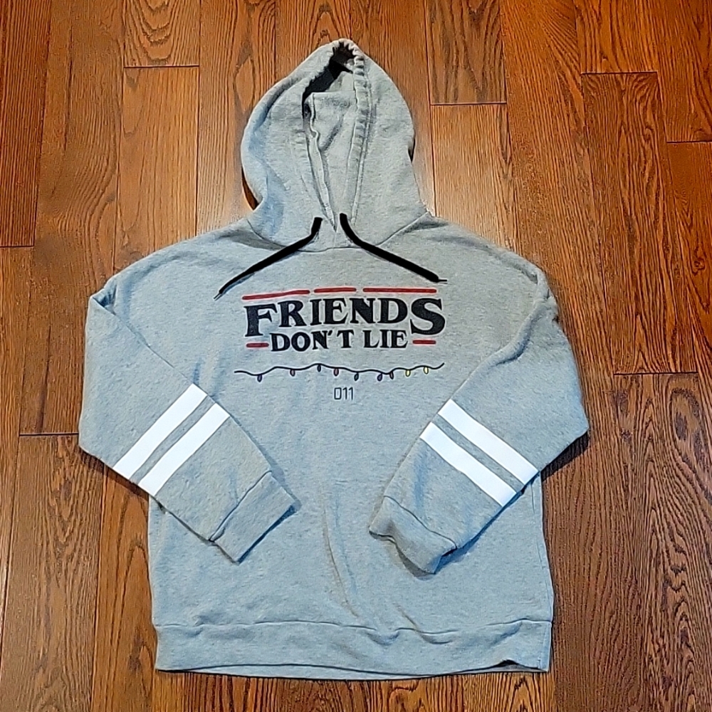 Stranger Things Friends Don't Lie Hooded Sweat Shirt